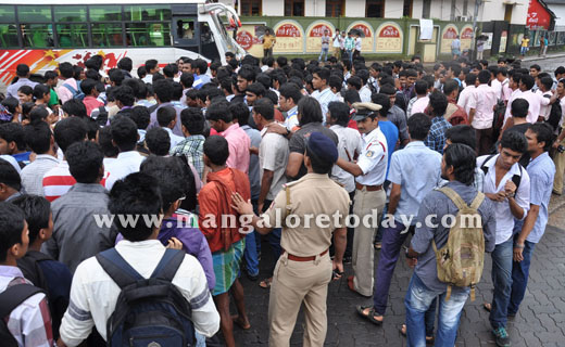 Polytechnic students form Human Chain opposing changes in carry-over system